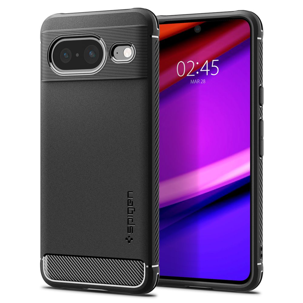 Pokrowiec pancerny Spigen Rugged Armor czarny Google Pixel 8