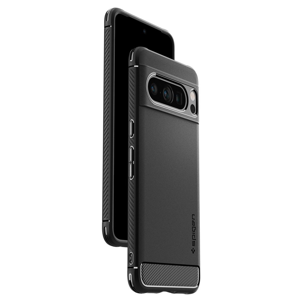 Pokrowiec pancerny Spigen Rugged Armor czarny Google Pixel 8 Pro / 9