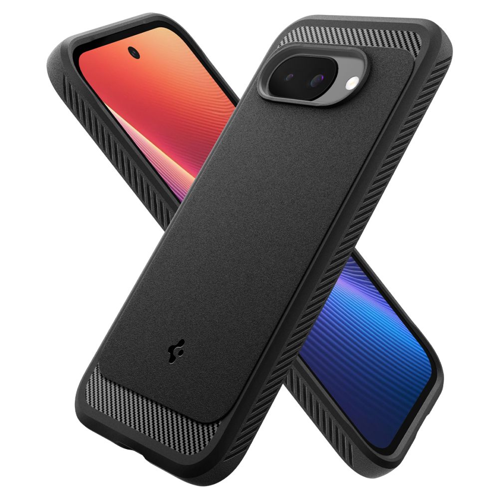 Pokrowiec pancerny Spigen Rugged Armor czarny Google Pixel 9A / 7