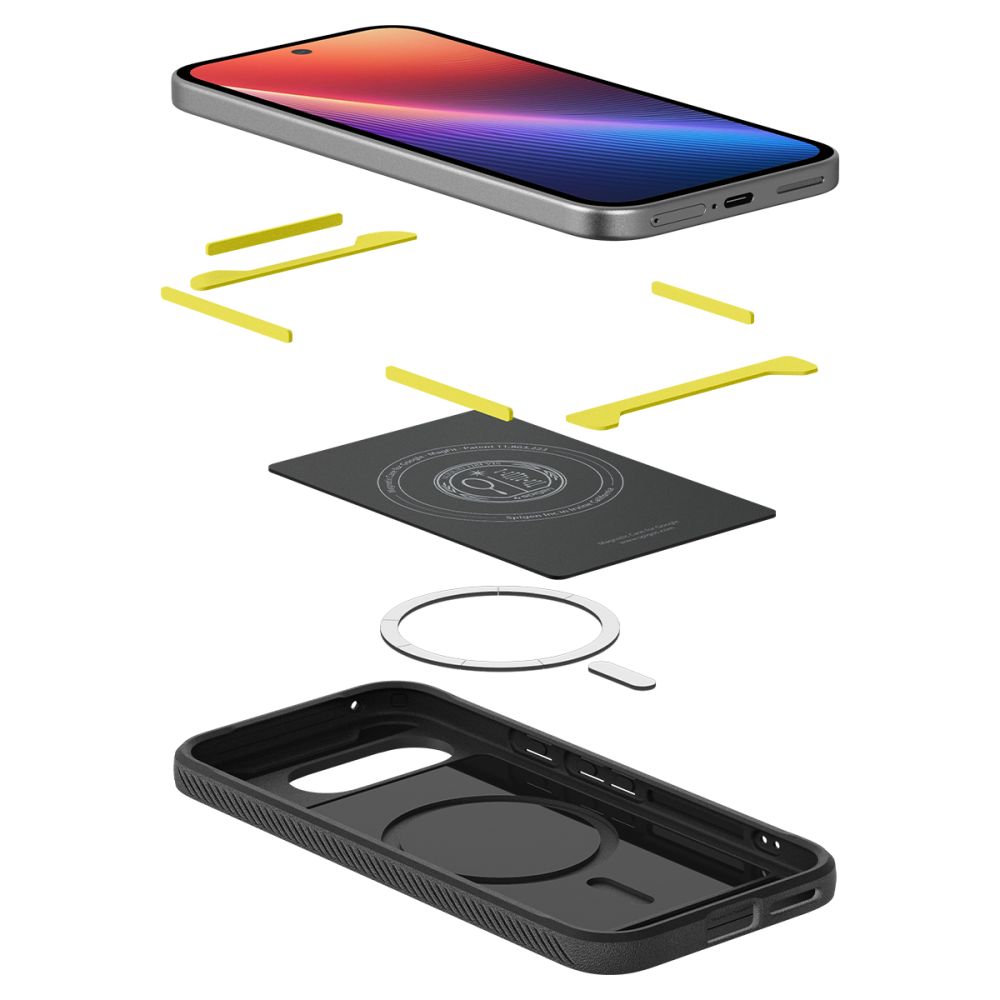 Pokrowiec pancerny Spigen Rugged Armor czarny Google Pixel 9A / 9