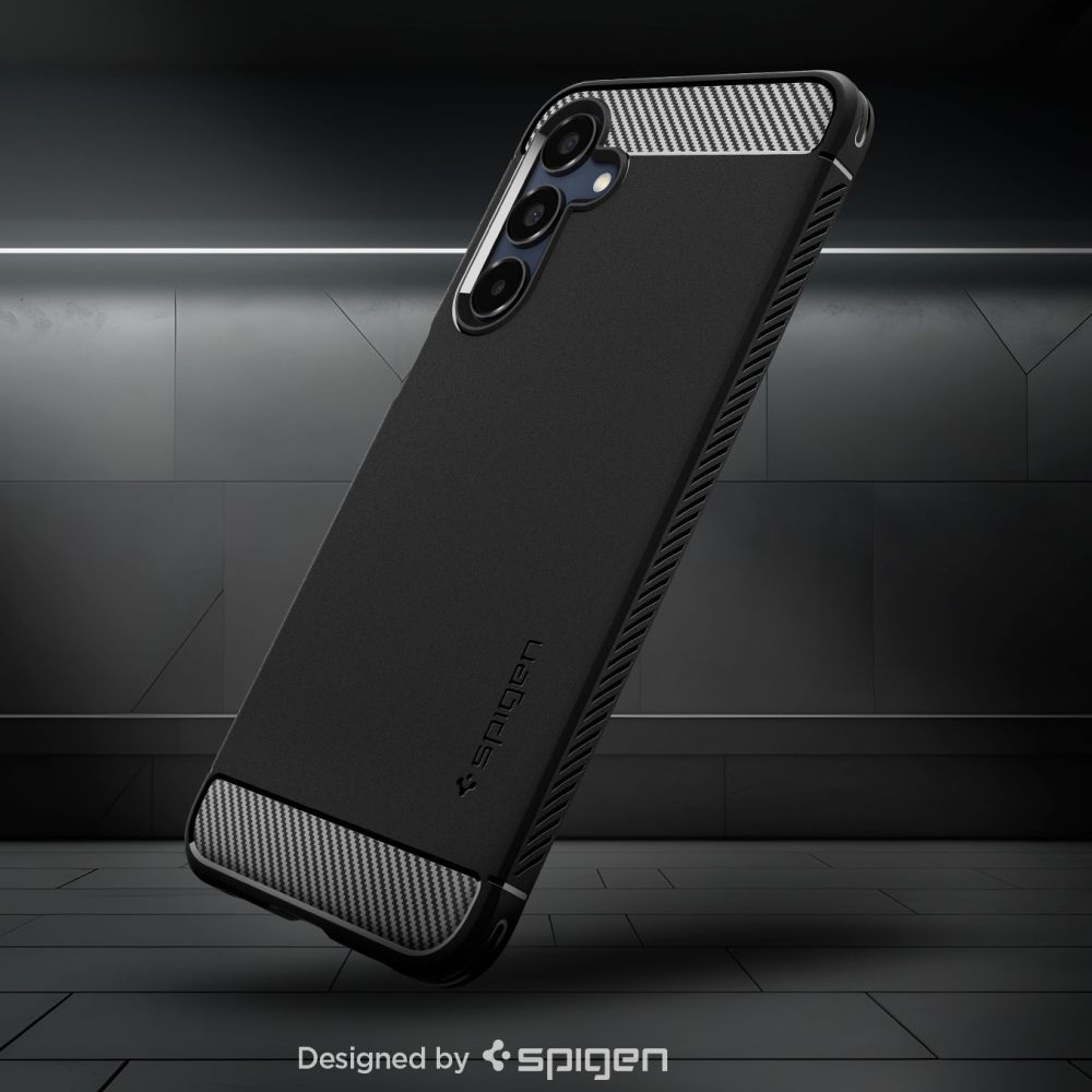 Pokrowiec pancerny Spigen Rugged Armor czarny Samsung Galaxy A16 4G / 11 Pokrowiec pancerny Spigen Rugged Armor czarny Samsung Galaxy A16 4G / 11