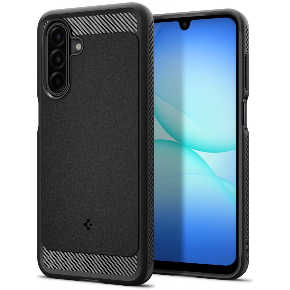 Pokrowiec pancerny Spigen Rugged Armor czarny Samsung Galaxy A17 4G Pokrowiec pancerny Spigen Rugged Armor czarny Samsung Galaxy A17 4G