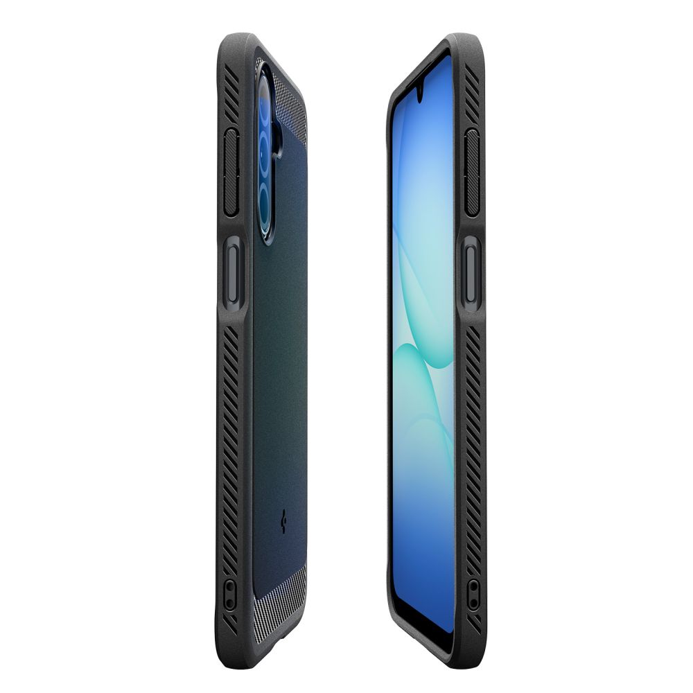 Pokrowiec pancerny Spigen Rugged Armor czarny Samsung Galaxy A17 4G / 6 Pokrowiec pancerny Spigen Rugged Armor czarny Samsung Galaxy A17 4G / 6
