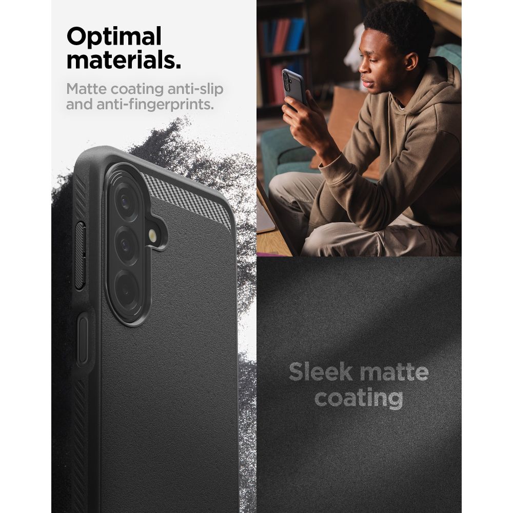 Pokrowiec pancerny Spigen Rugged Armor czarny Samsung Galaxy A27 5G / 10 Pokrowiec pancerny Spigen Rugged Armor czarny Samsung Galaxy A27 5G / 10