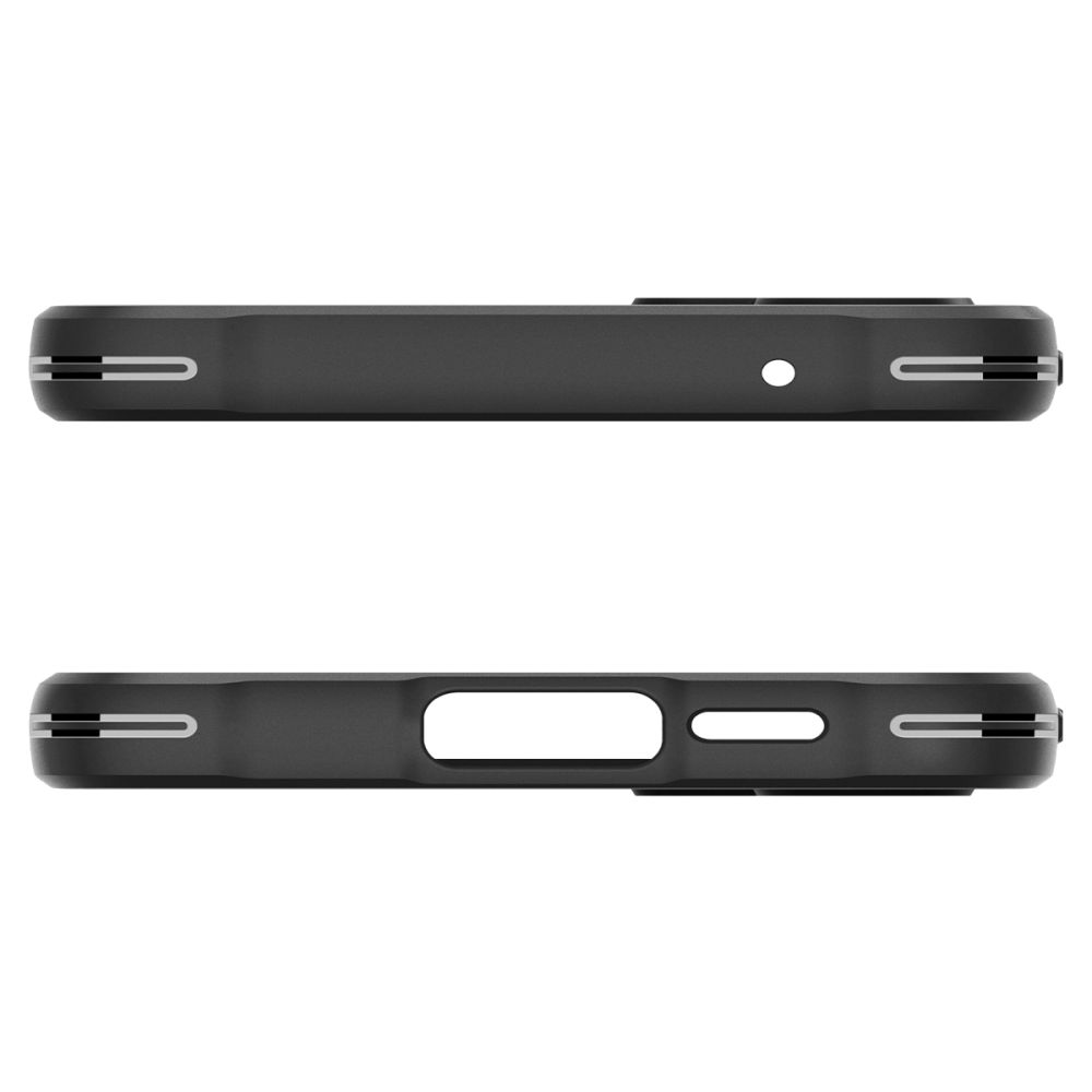 Pokrowiec pancerny Spigen Rugged Armor czarny Samsung Galaxy A55 5G / 6