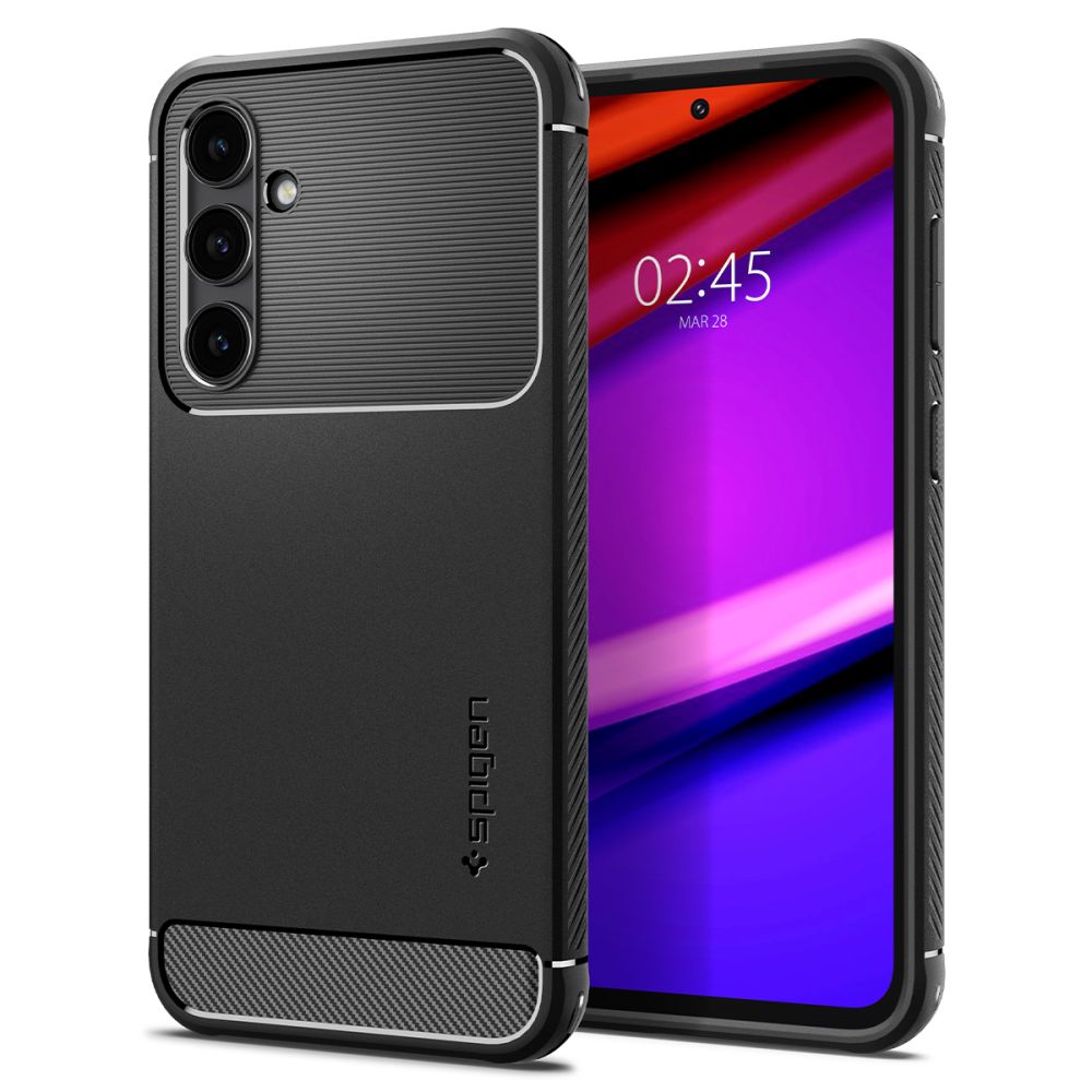 Pokrowiec pancerny Spigen Rugged Armor czarny Samsung Galaxy S23 FE