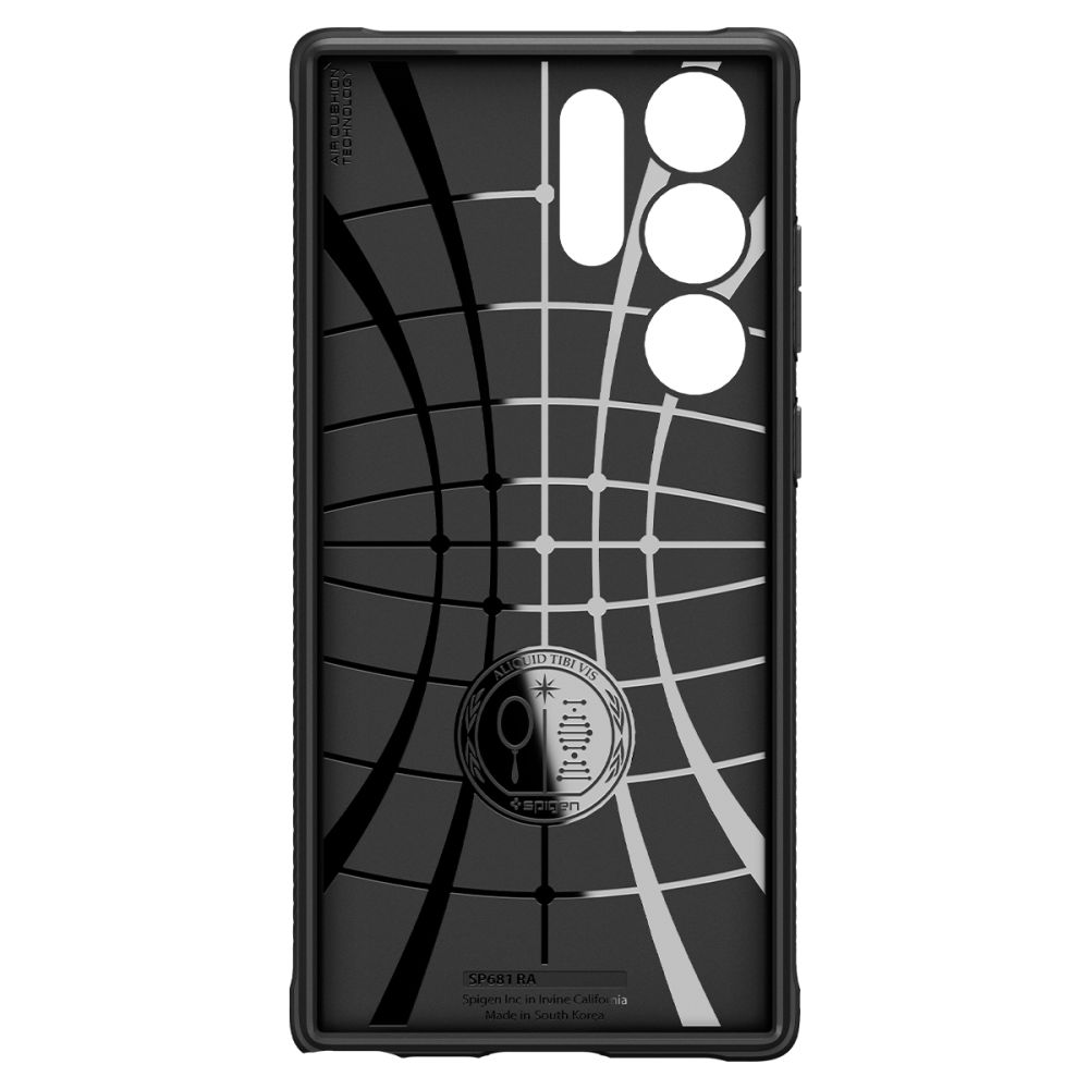 Pokrowiec pancerny Spigen Rugged Armor czarny Samsung Galaxy S23 Ultra / 3