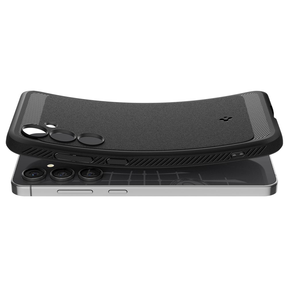 Pokrowiec pancerny Spigen Rugged Armor czarny Samsung Galaxy S24 FE / 5