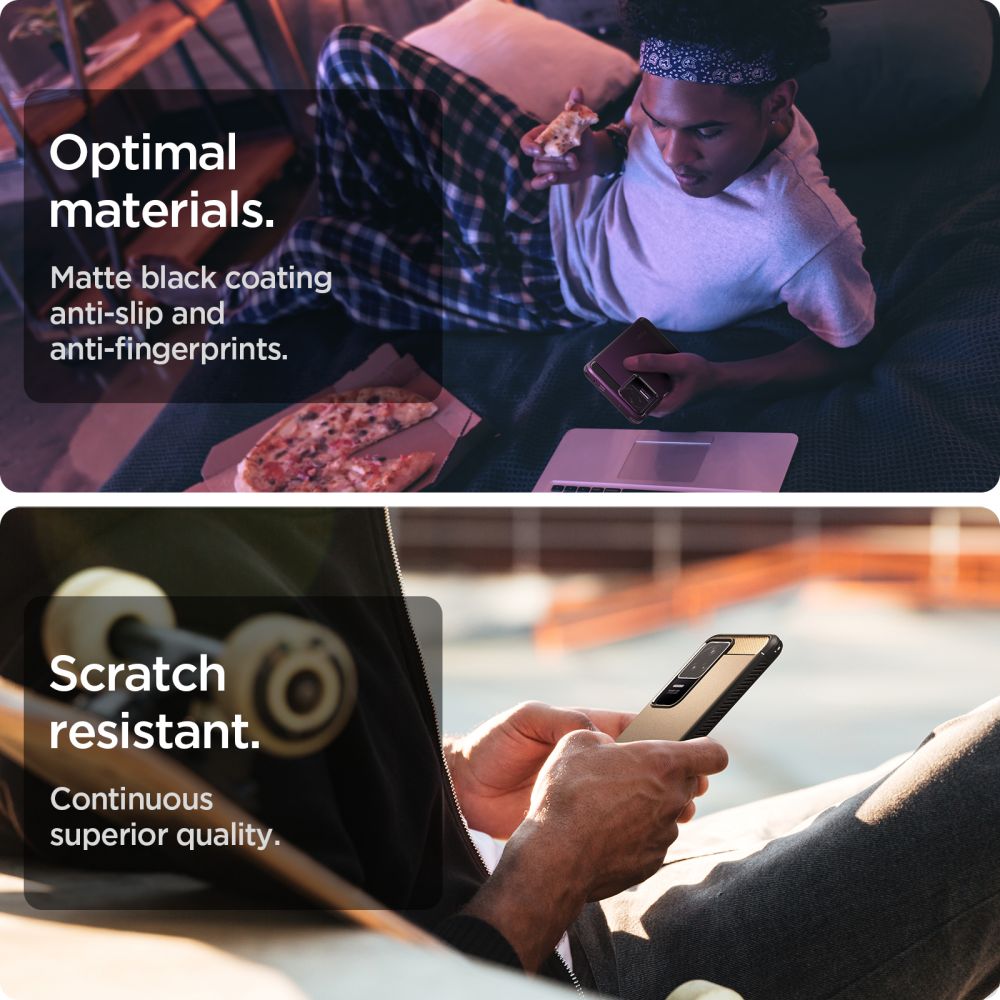 Pokrowiec pancerny Spigen Rugged Armor czarny Xiaomi POCO F4 5G / 12