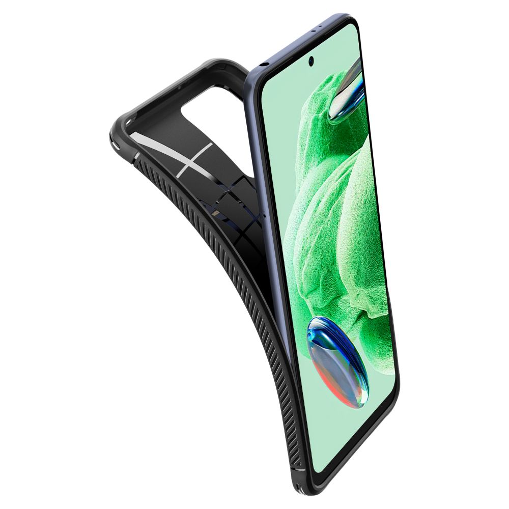 Pokrowiec pancerny Spigen Rugged Armor czarny Xiaomi Poco X5 5G / 8