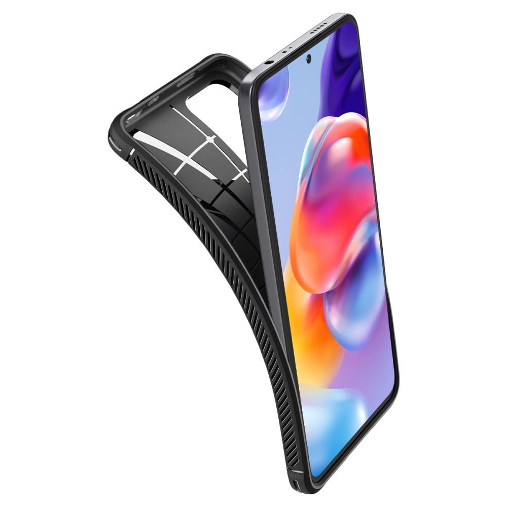Pokrowiec pancerny Spigen Rugged Armor czarny Xiaomi Redmi Note 11 Pro+ 5G / 8