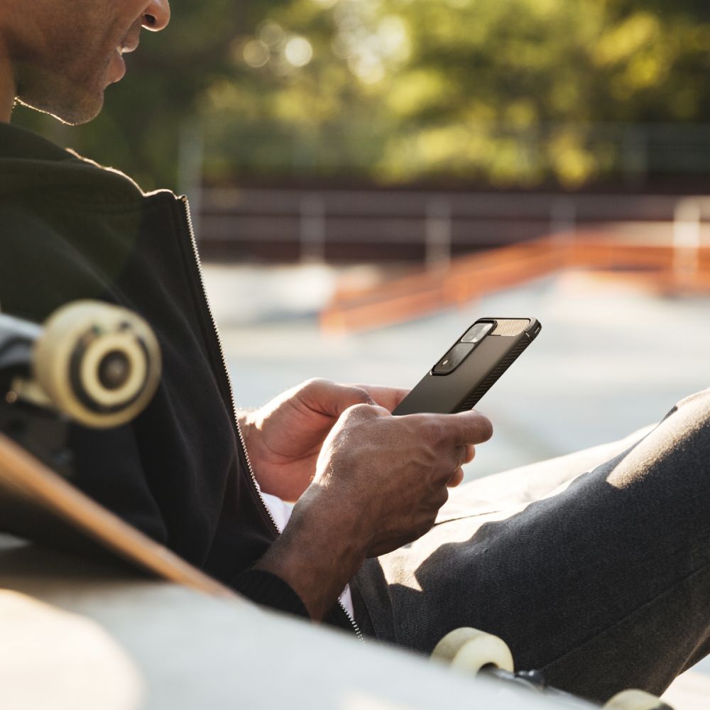 Pokrowiec pancerny Spigen Rugged Armor czarny Xiaomi Redmi Note 11 Pro+ 5G / 9