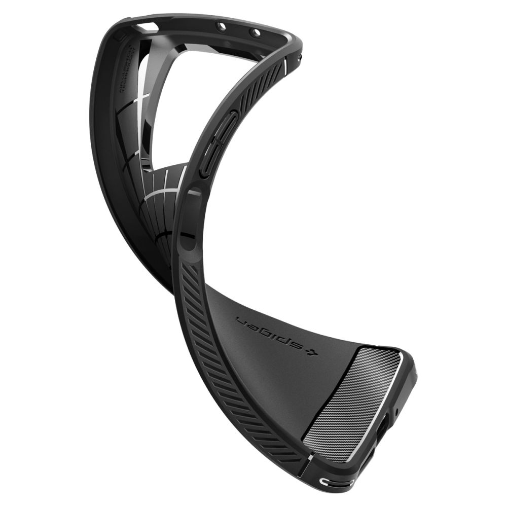 Pokrowiec pancerny Spigen Rugged Armor czarny Xiaomi Redmi Note 13 5G / 9