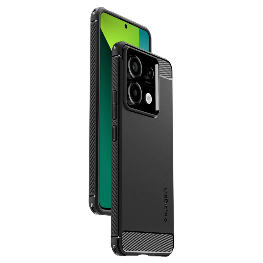 Pokrowiec pancerny Spigen Rugged Armor czarny Xiaomi Redmi Note 13 Pro 5G / 8 Pokrowiec pancerny Spigen Rugged Armor czarny Xiaomi Redmi Note 13 Pro 5G / 8