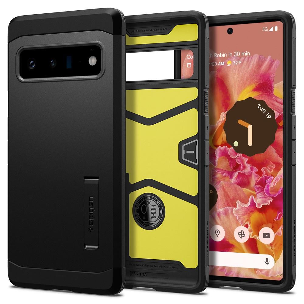 Pokrowiec pancerny Spigen Tough Armor czarny Google Pixel 6 Pro