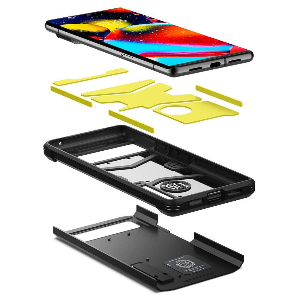 Pokrowiec pancerny Spigen Tough Armor czarny Google Pixel 6 Pro / 7