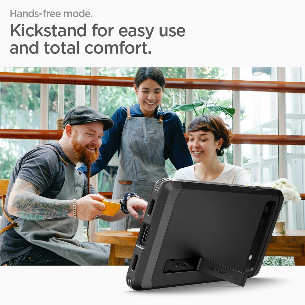 Pokrowiec pancerny Spigen Tough Armor czarny Google Pixel 6a / 12