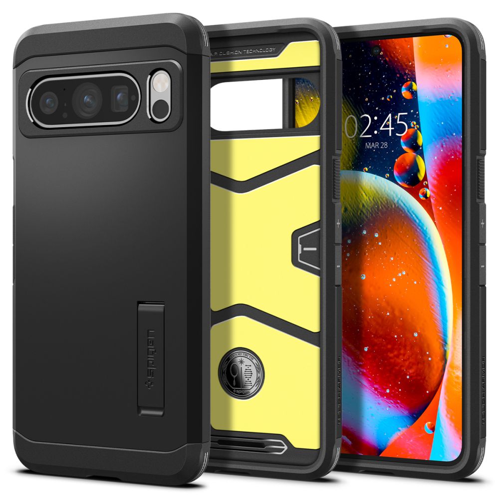 Pokrowiec pancerny Spigen Tough Armor czarny Google Pixel 8 Pro