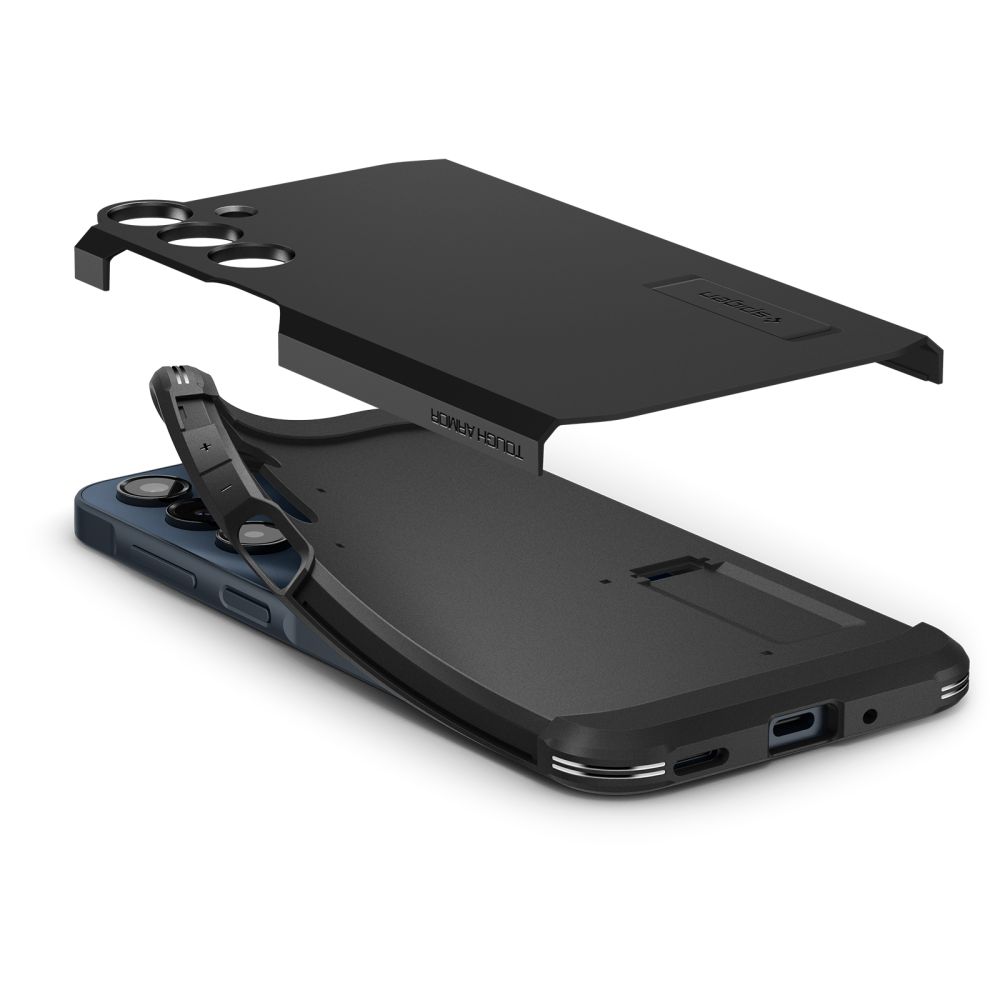 Pokrowiec pancerny Spigen Tough Armor czarny Samsung Galaxy A16 4G / 9 Pokrowiec pancerny Spigen Tough Armor czarny Samsung Galaxy A16 4G / 9