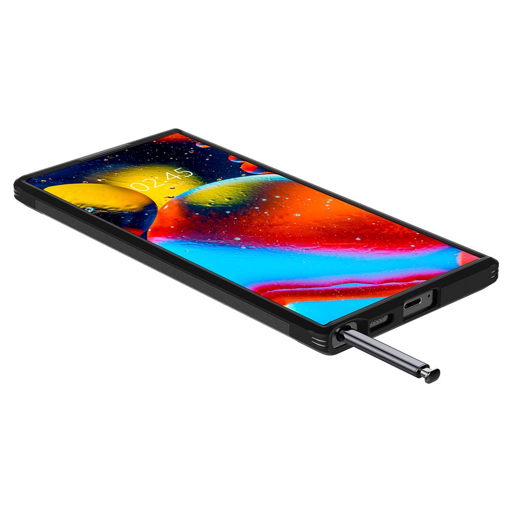 Pokrowiec pancerny Spigen Tough Armor czarny Samsung Galaxy S22 Ultra / 9 Pokrowiec pancerny Spigen Tough Armor czarny Samsung Galaxy S22 Ultra / 9