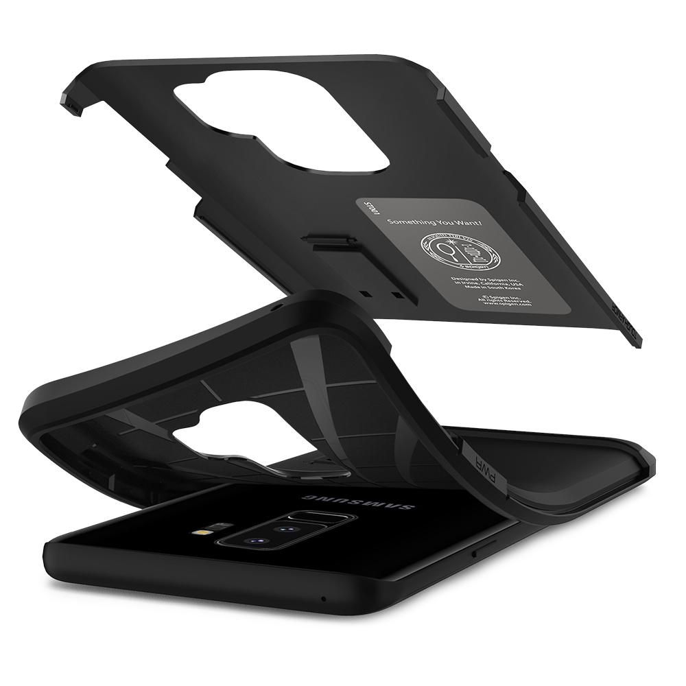 Pokrowiec pancerny Spigen Tough Armor czarny Samsung Galaxy S9 Plus / 9