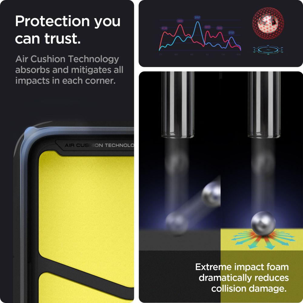 Pokrowiec pancerny Spigen Tough Armor czarny Samsung Galaxy Xcover 6 Pro / 9 Pokrowiec pancerny Spigen Tough Armor czarny Samsung Galaxy Xcover 6 Pro / 9