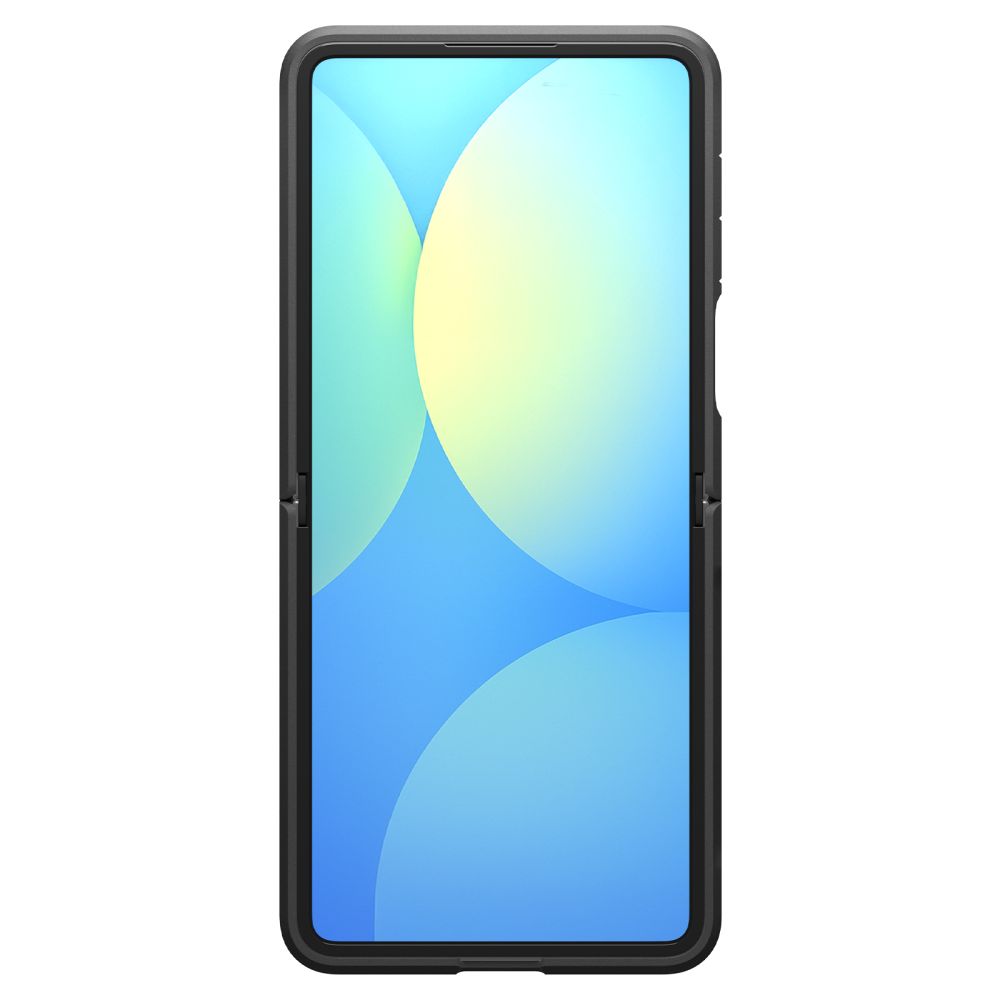 Pokrowiec pancerny Spigen Tough Armor czarny Samsung Galaxy Z Flip 7 / 5 Pokrowiec pancerny Spigen Tough Armor czarny Samsung Galaxy Z Flip 7 / 5