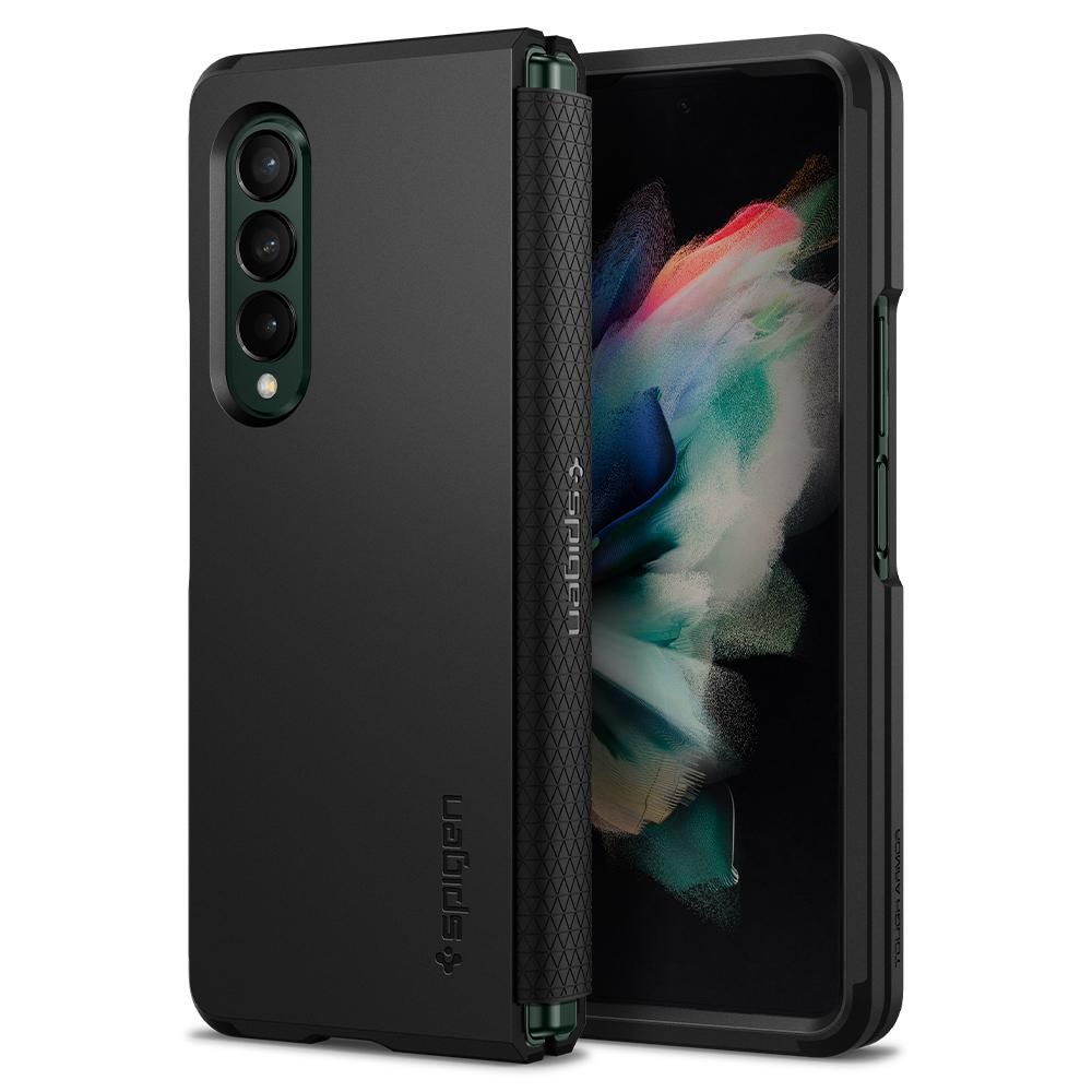 Pokrowiec pancerny Spigen Tough Armor czarny Samsung Galaxy Z Fold 3