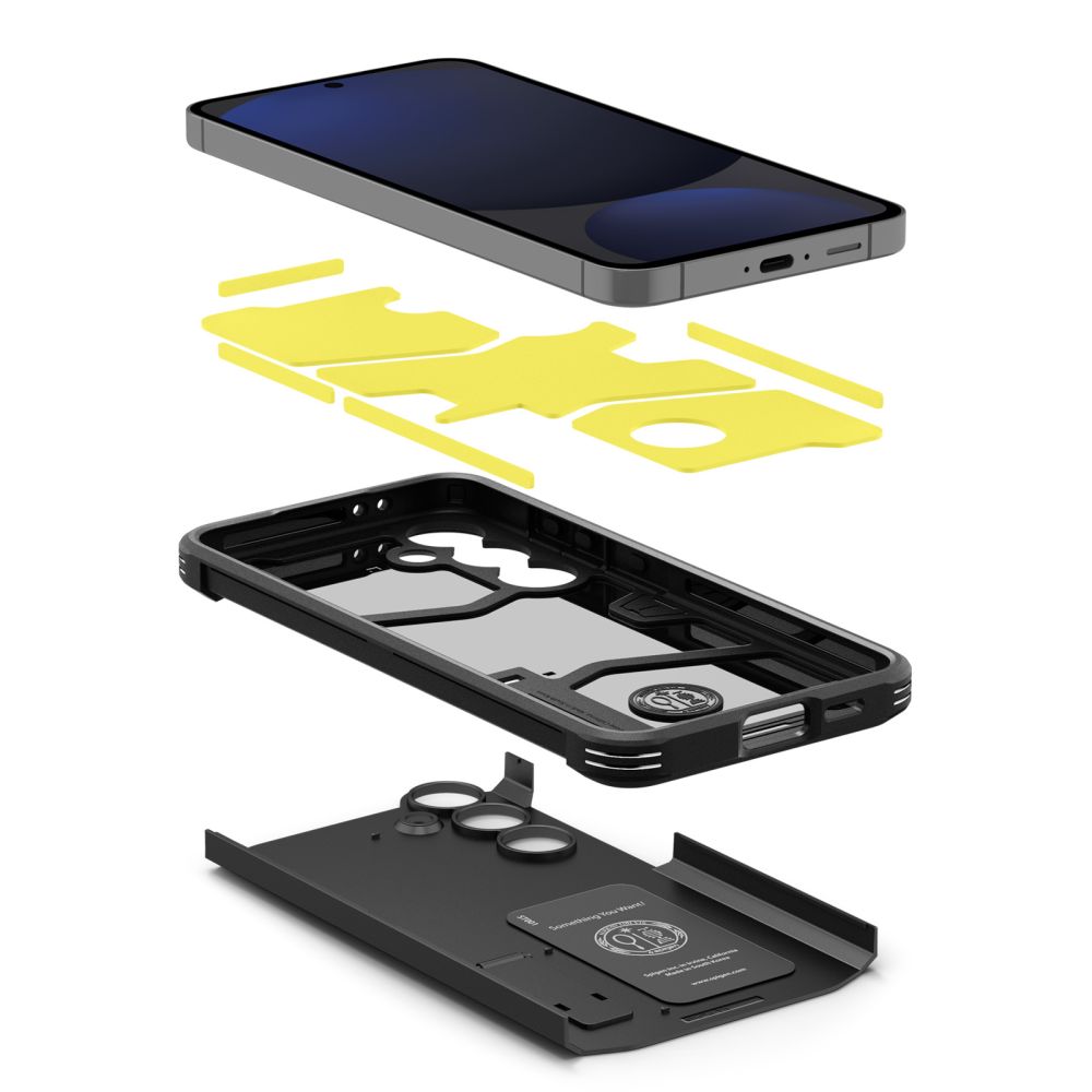 Pokrowiec pancerny Spigen Tough Armor czarny Samsung Galaxy S24 FE / 6