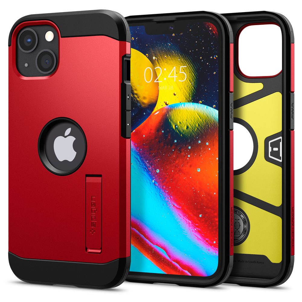 Pokrowiec pancerny Spigen Tough Armor czerwony Apple iPhone 13 Mini