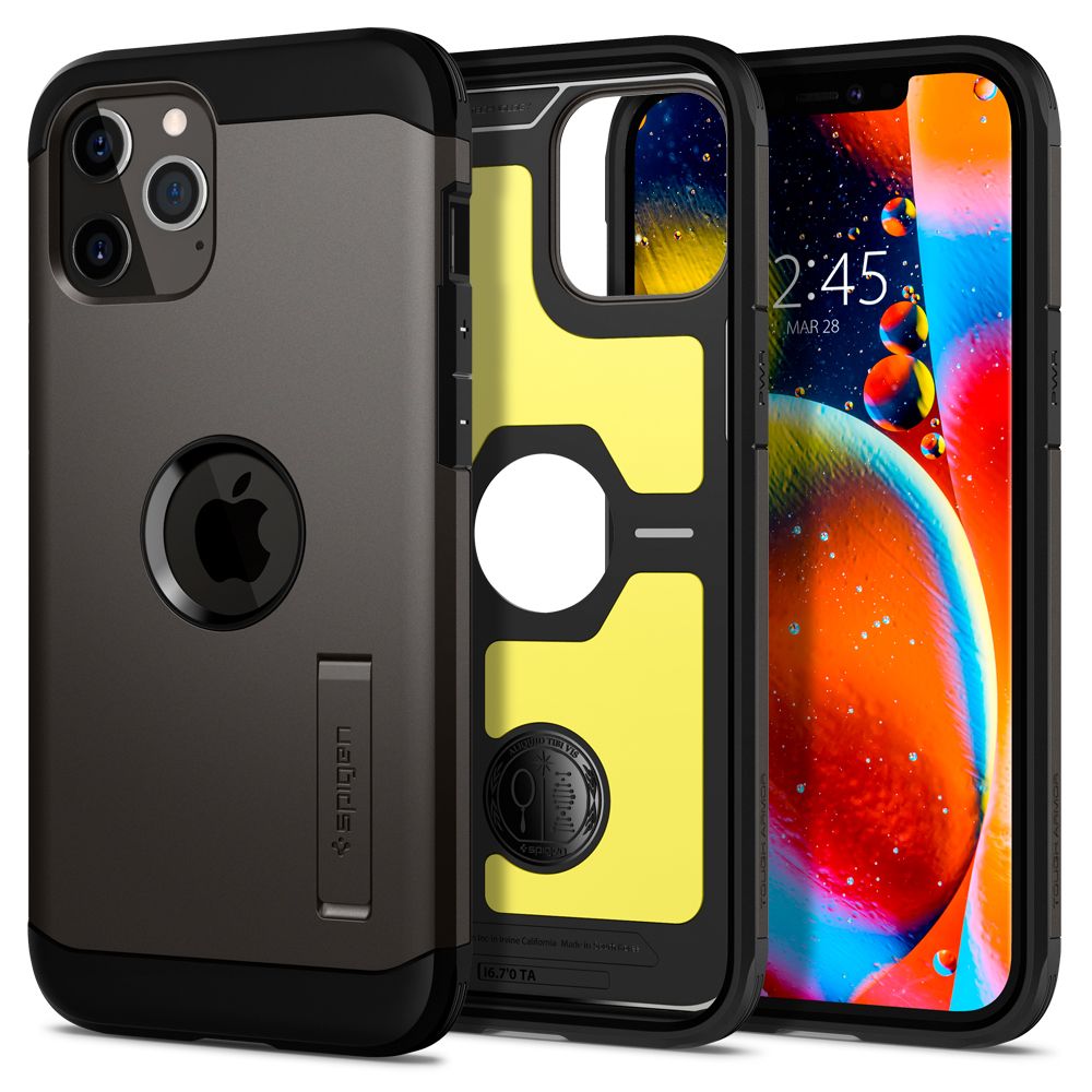 Pokrowiec pancerny Spigen Tough Armor gunmetal Apple iPhone 12 Pro Max Pokrowiec pancerny Spigen Tough Armor gunmetal Apple iPhone 12 Pro Max