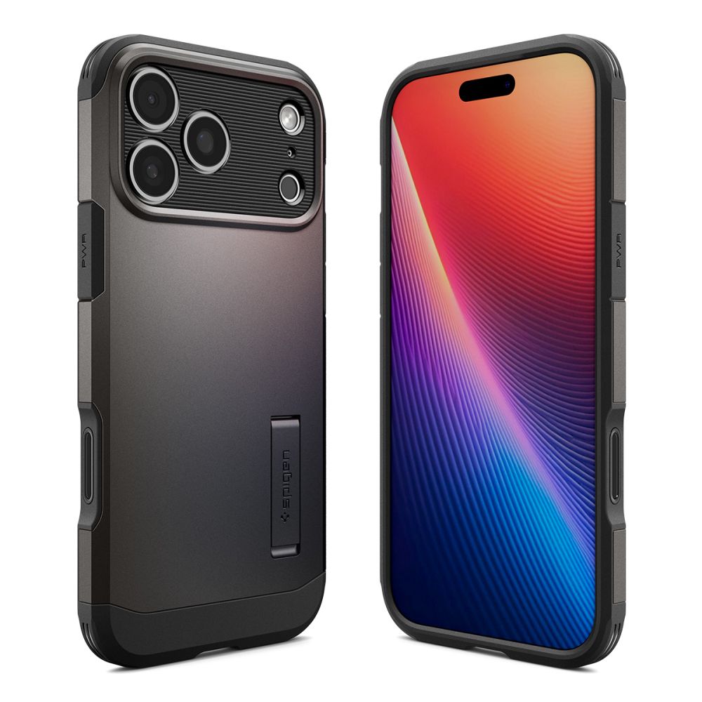 Pokrowiec pancerny Spigen Tough Armor gunmetal Apple iPhone 17 Pro Max / 7 Pokrowiec pancerny Spigen Tough Armor gunmetal Apple iPhone 17 Pro Max / 7