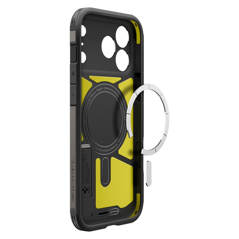 Pokrowiec pancerny Spigen Tough Armor gunmetal Apple iPhone 17 Pro Max / 8 Pokrowiec pancerny Spigen Tough Armor gunmetal Apple iPhone 17 Pro Max / 8
