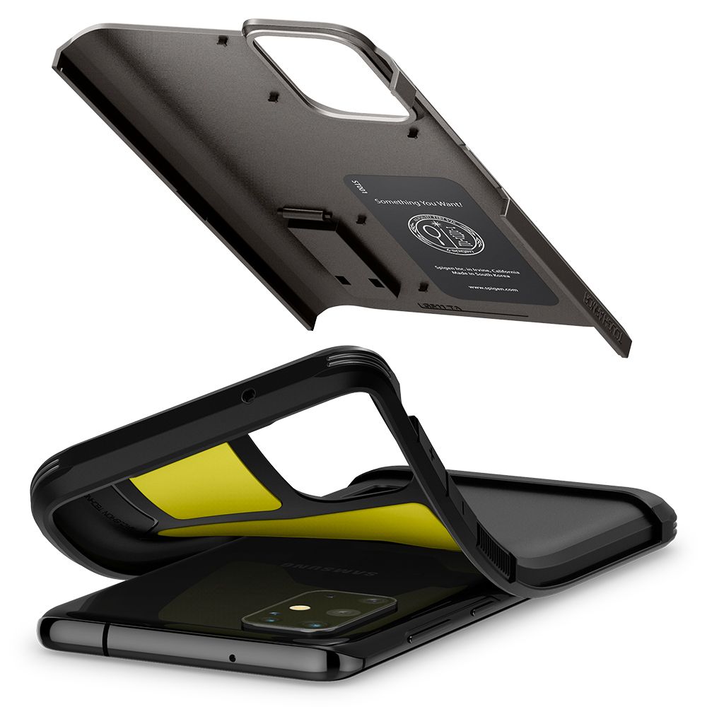 Pokrowiec pancerny Spigen Tough Armor gunmetal Samsung Galaxy S20 Plus / 8