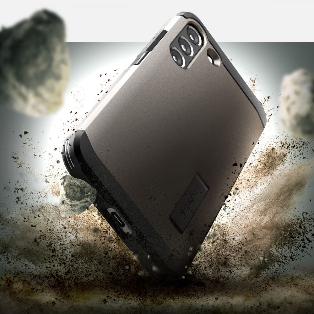 Pokrowiec pancerny Spigen Tough Armor gunmetal Samsung Galaxy S22 / 10