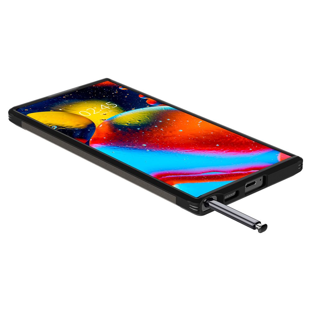 Pokrowiec pancerny Spigen Tough Armor gunmetal Samsung Galaxy S22 Ultra / 9
