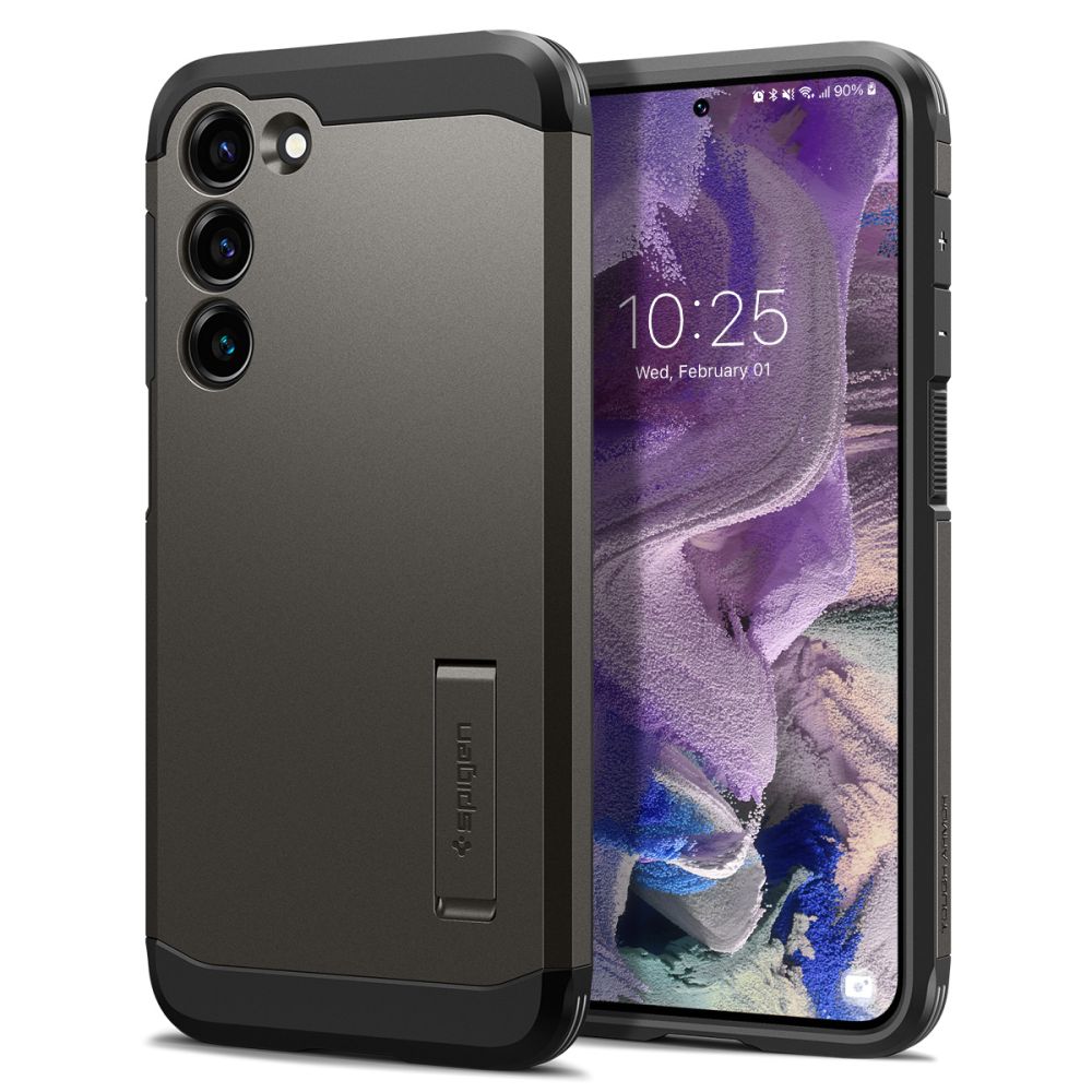 Pokrowiec pancerny Spigen Tough Armor gunmetal Samsung Galaxy S23