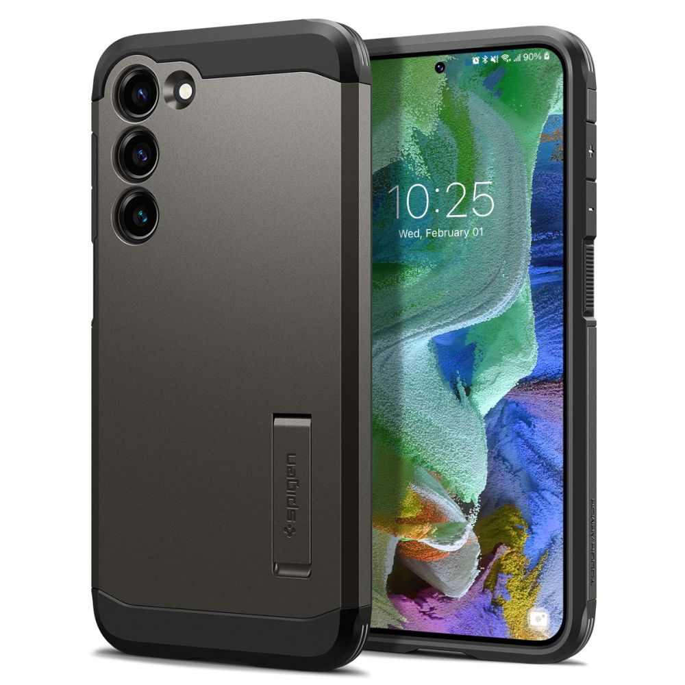 Pokrowiec pancerny Spigen Tough Armor gunmetal Samsung Galaxy S23 Plus