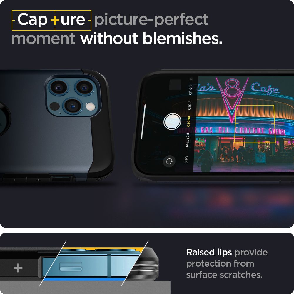 Pokrowiec pancerny Spigen Tough Armor metal slate Apple iPhone 12 Pro Max / 12