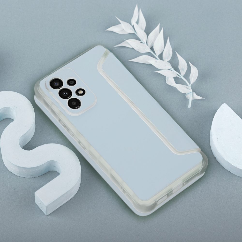 Pokrowiec PIANO Book jasnoniebieski Samsung Galaxy M12 / 4