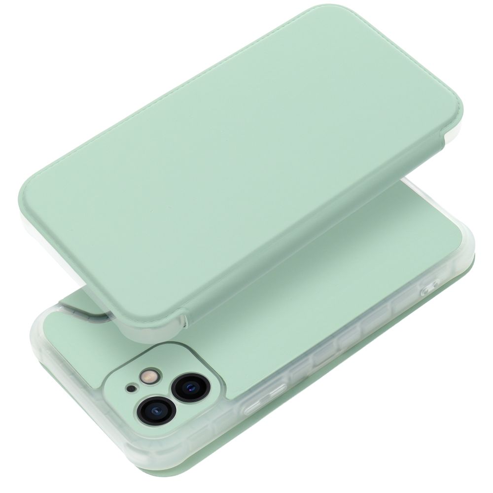 Pokrowiec PIANO Book jasnozielony Apple iPhone 12 / 2 Pokrowiec PIANO Book jasnozielony Apple iPhone 12 / 2