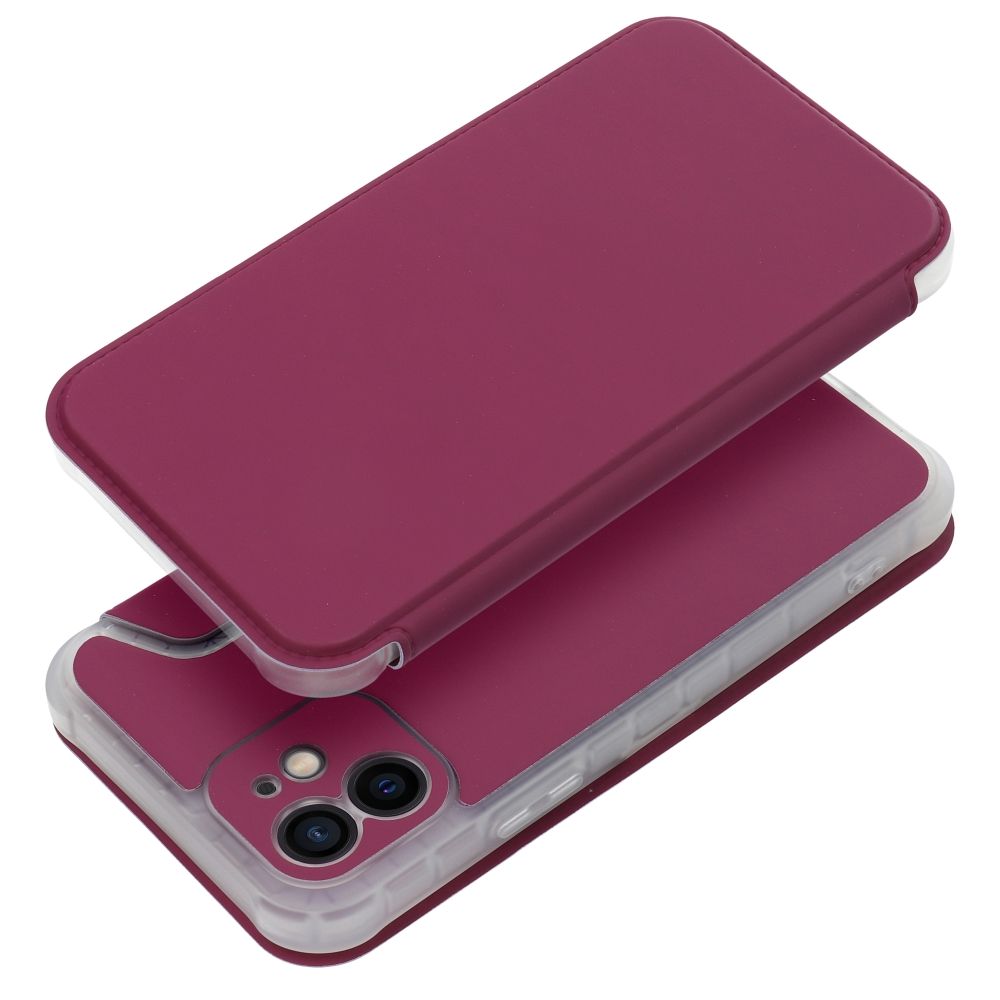 Pokrowiec PIANO Book malinowy Apple iPhone 12 / 2 Pokrowiec PIANO Book malinowy Apple iPhone 12 / 2