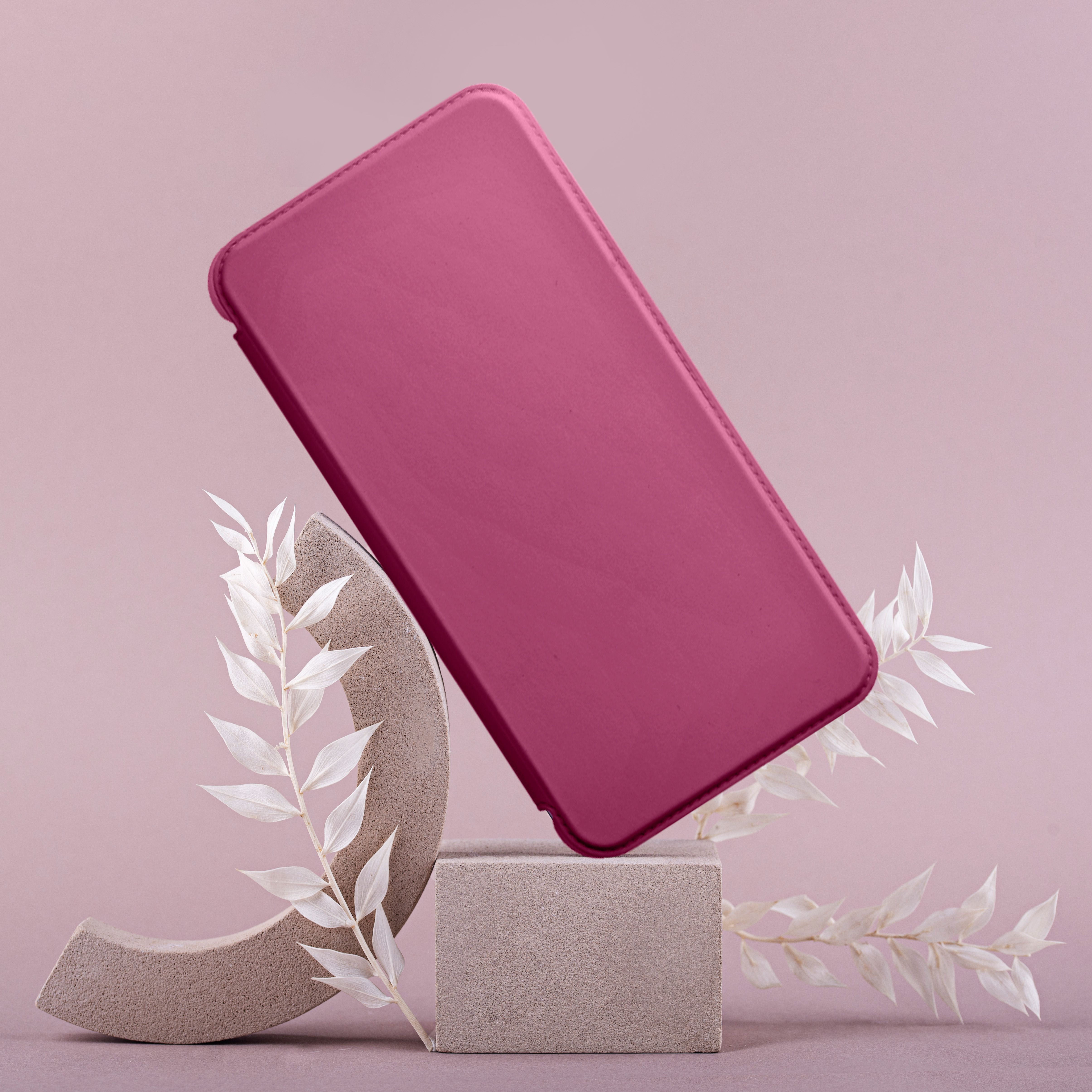 Pokrowiec PIANO Book malinowy Apple iPhone 8 / 6 Pokrowiec PIANO Book malinowy Apple iPhone 8 / 6
