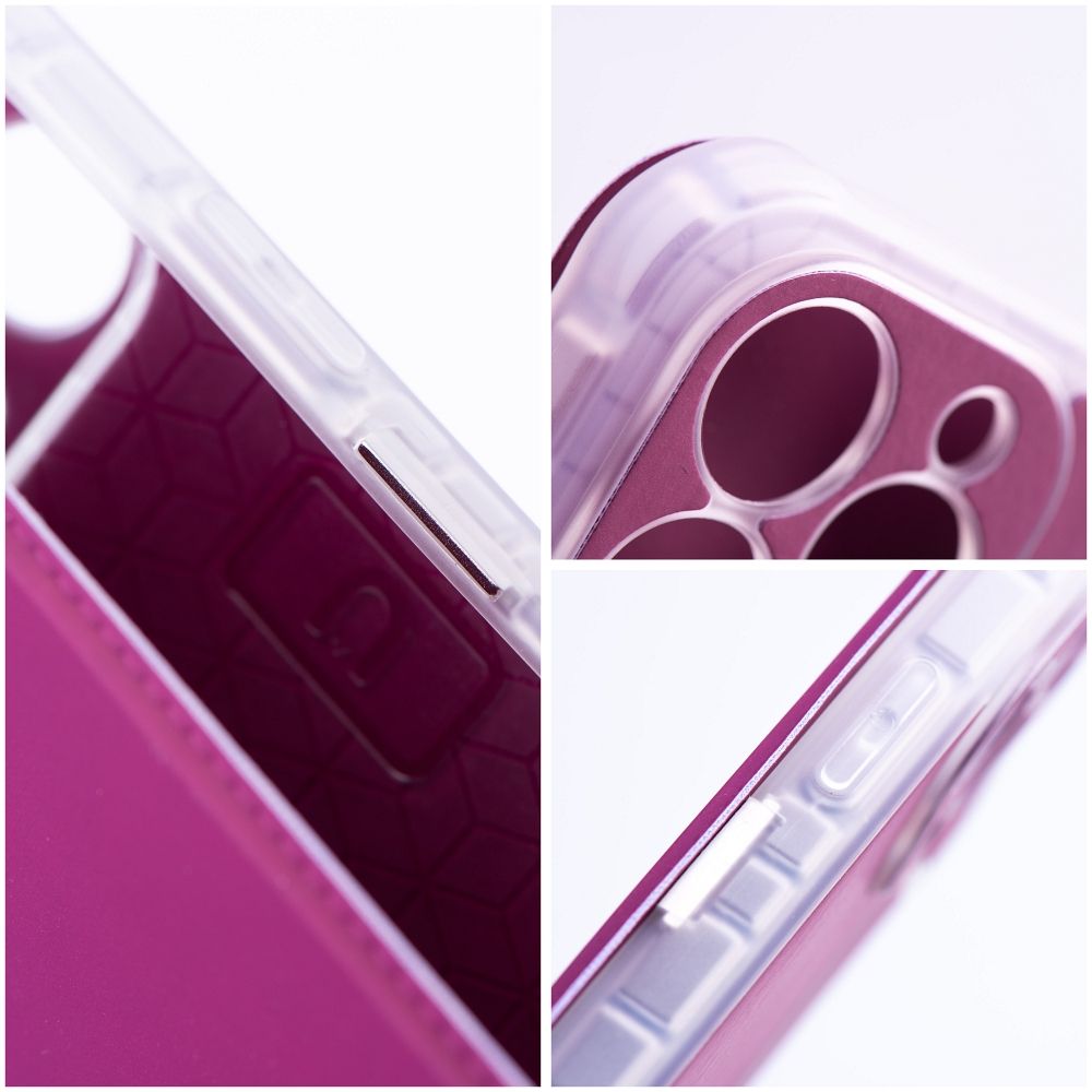 Pokrowiec PIANO Book malinowy Xiaomi Redmi Note 12S / 7