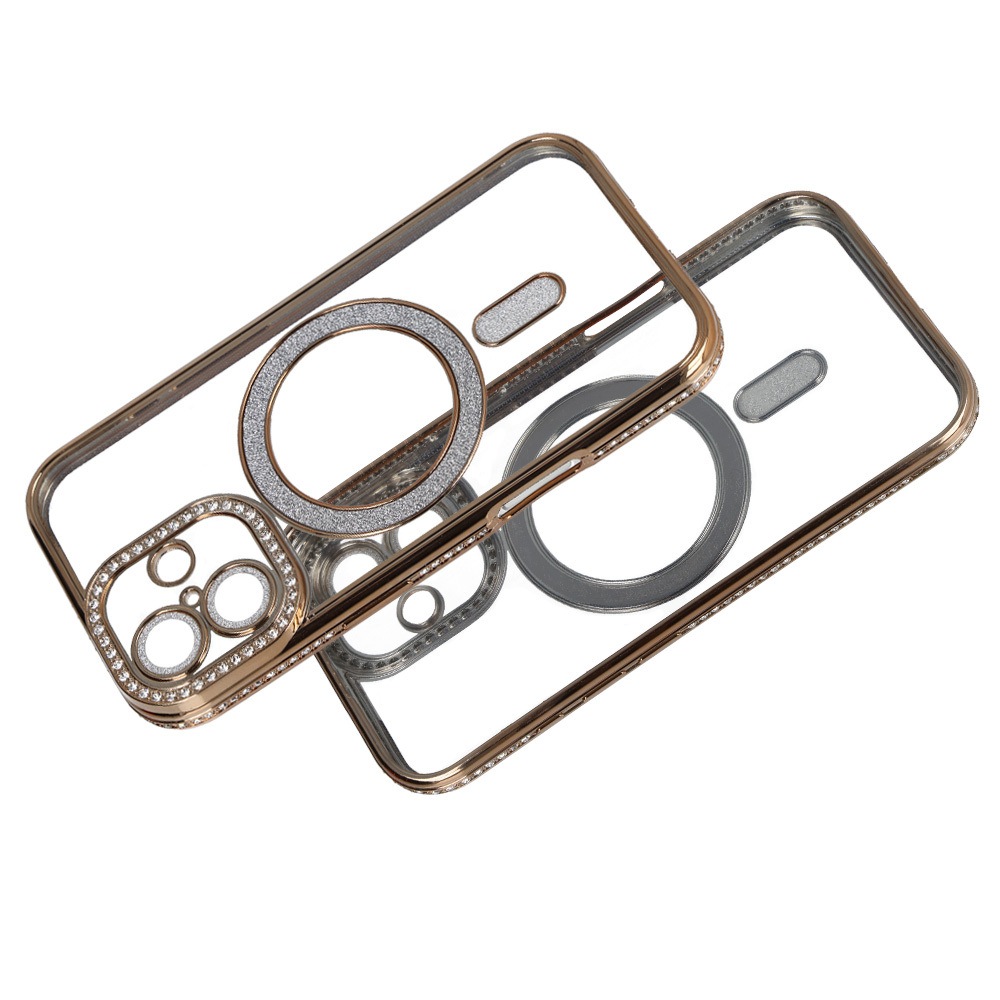 Pokrowiec Pokrowiec Bling Magsafe Case do z�oty Apple iPhone 17 / 5