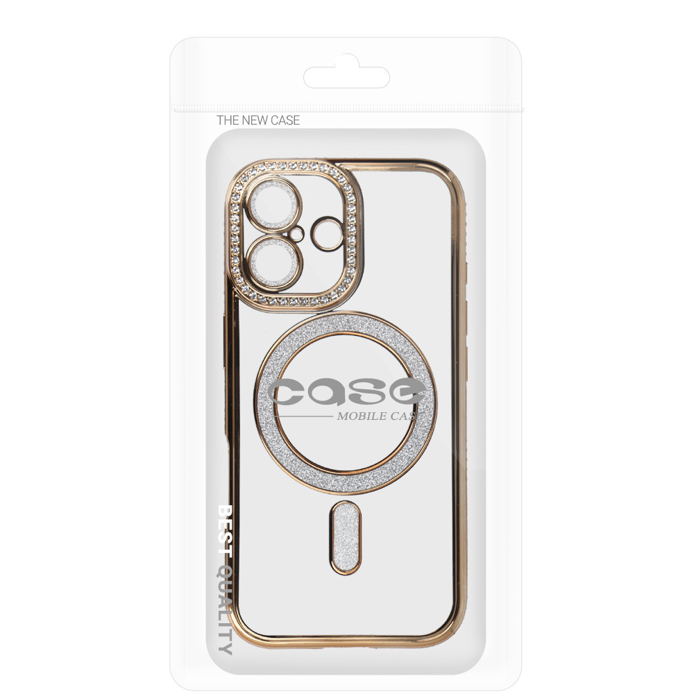 Pokrowiec Pokrowiec Bling Magsafe Case do z�oty Apple iPhone 17 / 7