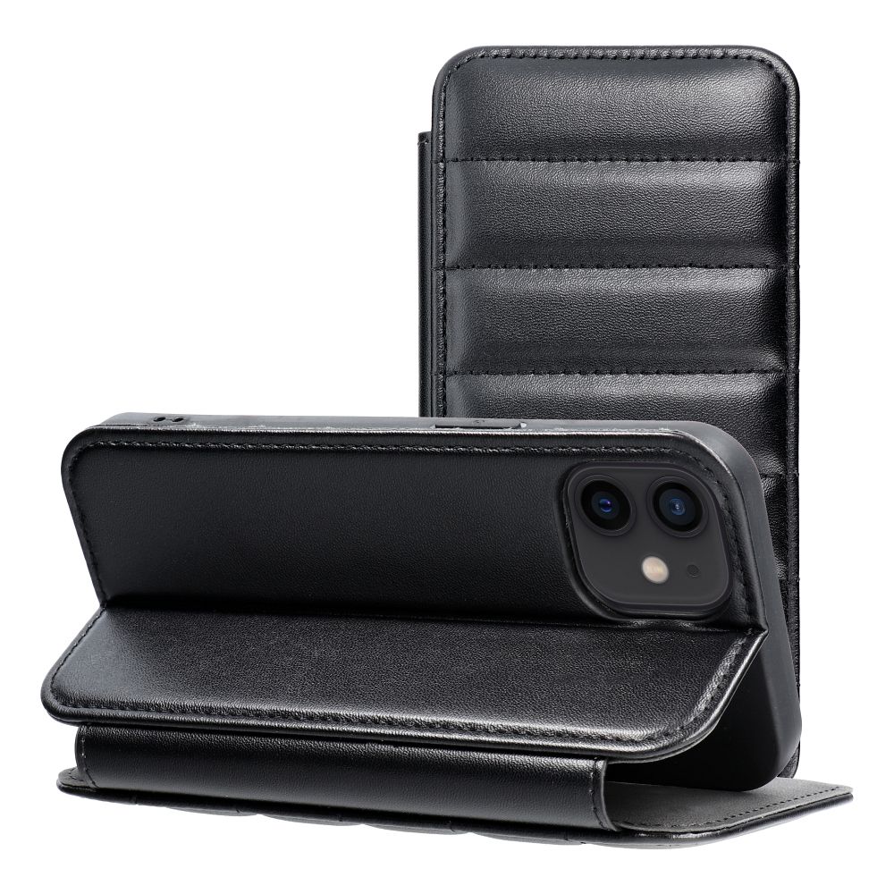 Pokrowiec Puffer Book czarny Apple iPhone 12 / 2