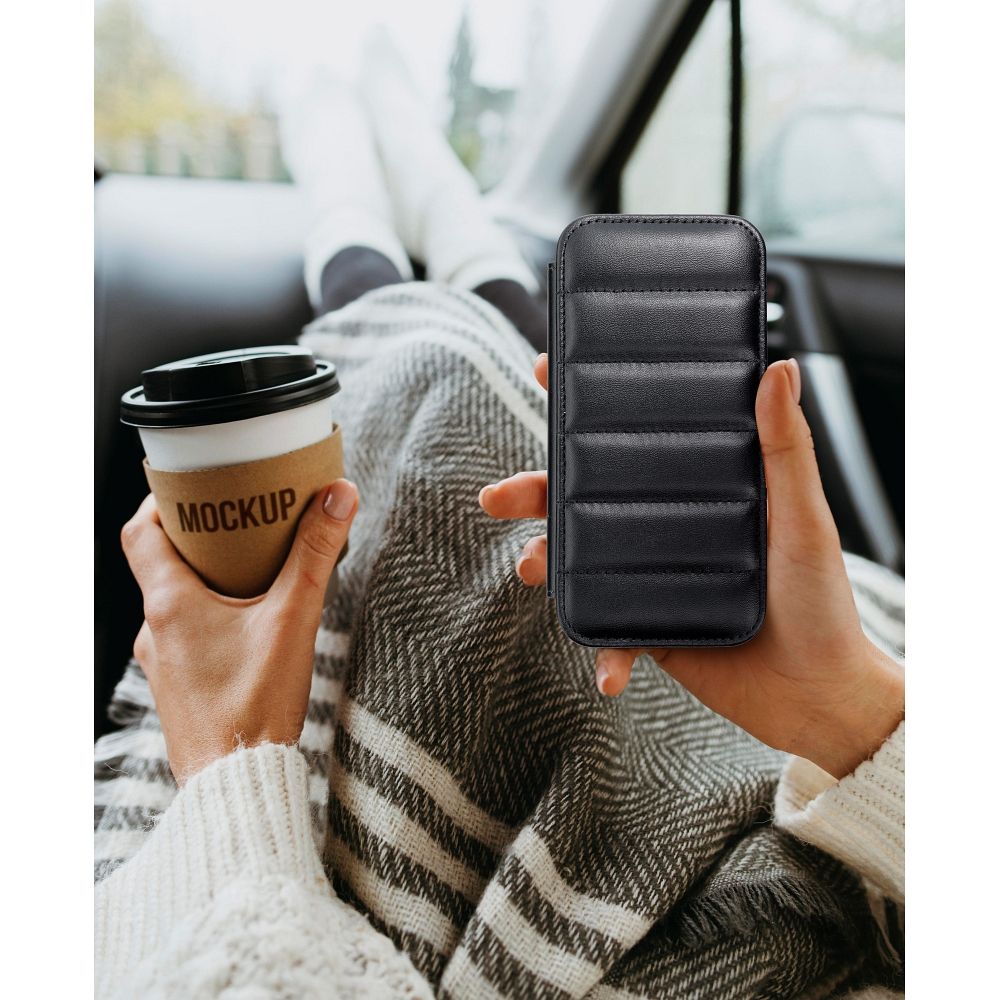 Pokrowiec Puffer Book czarny Xiaomi Redmi Note 11 Pro / 5