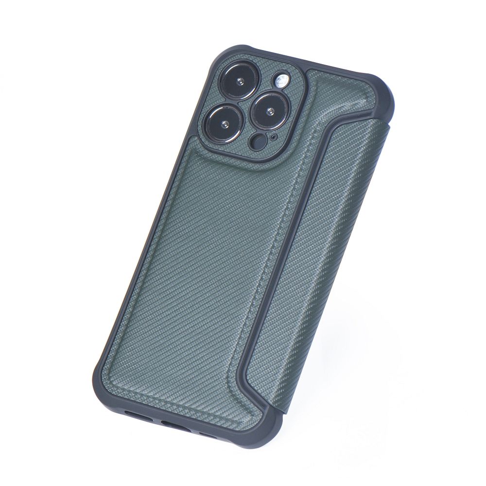 Pokrowiec Razor Book ciemnozielony Xiaomi Redmi 10C / 5