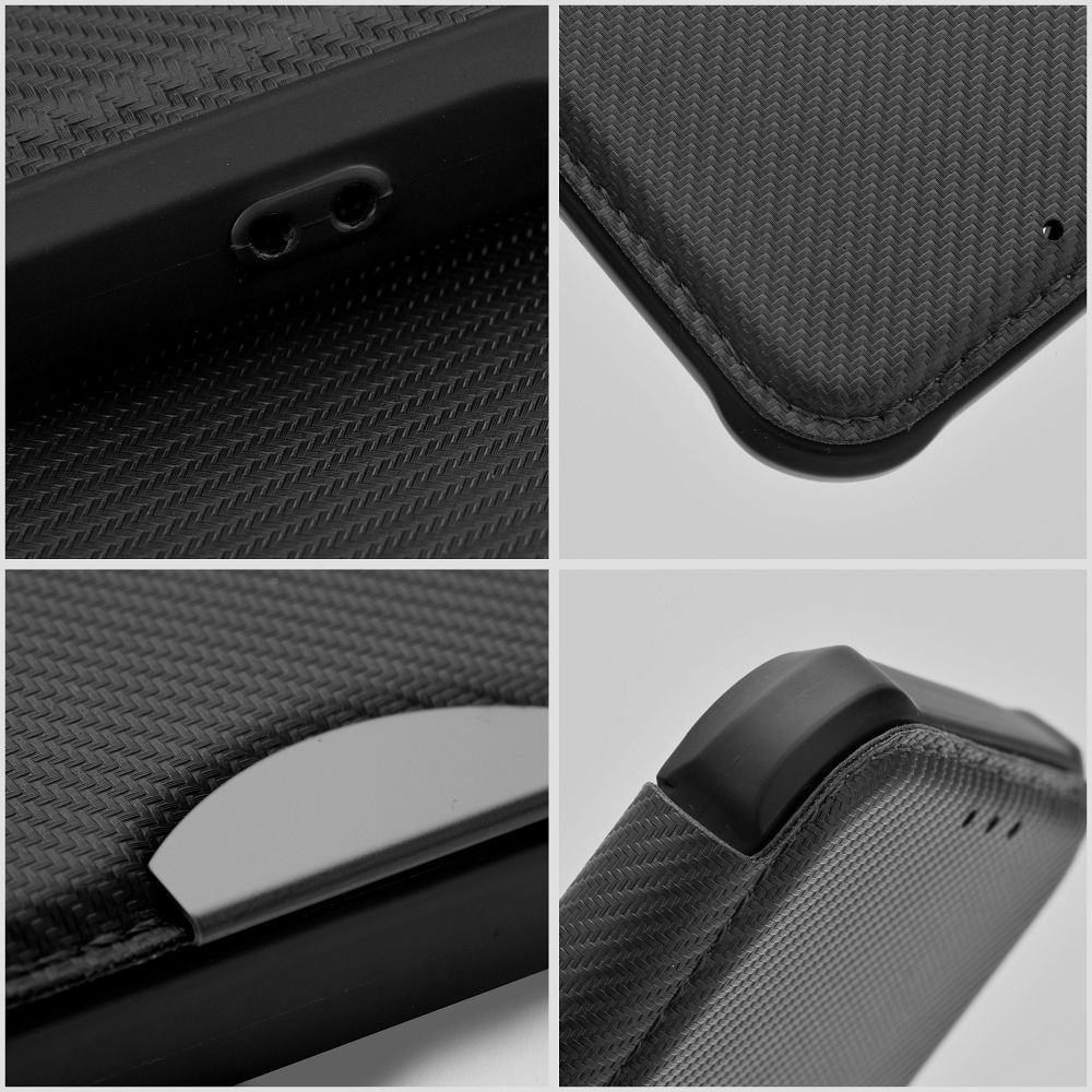 Pokrowiec Razor Book czarny Xiaomi 12 Lite / 4 Pokrowiec Razor Book czarny Xiaomi 12 Lite / 4